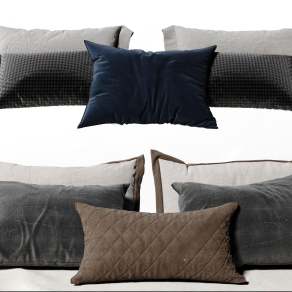 现代抱枕3D模型下载